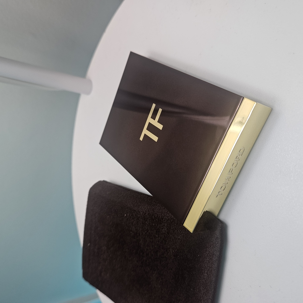 Tom Ford Compact with Brown and Gold Finish